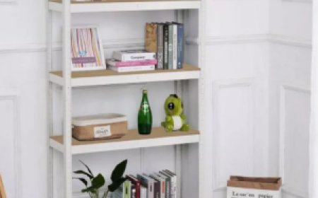 Estantería para Almacenaje en Colores Negro, Azul y Blanco