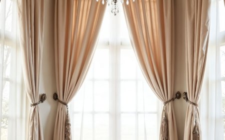 Elegant Loop Curtains for Bedroom Interiors in Dubai