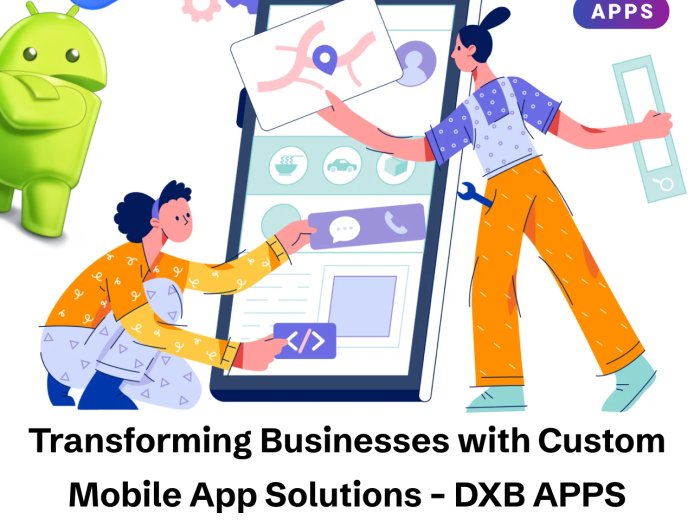 DXB APPS a top app company offers custom app development Dubai
